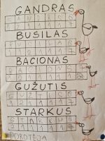 Gandrus išlydint