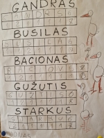 Gandrus išlydint