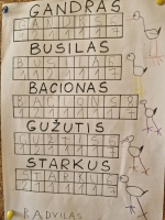 Gandrus išlydint