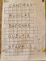 Gandrus išlydint