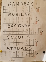 Gandrus išlydint
