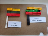 Priešmokyklinio amžiaus vaikų grupių kūrybinių darbų paroda: „Lietuvos simboliai vaikų LEGO darbuose“