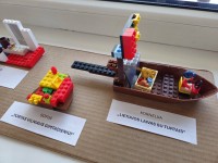 Priešmokyklinio amžiaus vaikų grupių kūrybinių darbų paroda: „Lietuvos simboliai vaikų LEGO darbuose“