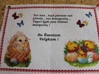 Darželis puošiasi Velykoms