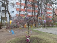 Darželis puošiasi Velykoms