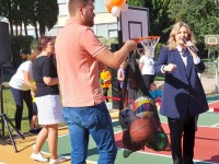 Krepšinio aikštelės atidarymas