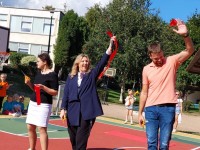 Krepšinio aikštelės atidarymas