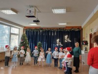 Linksmybės su Kalėdų Seneliu
