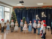 Linksmybės su Kalėdų Seneliu