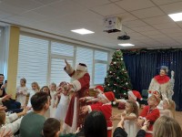 Smagios akimirkos su Kalėdų seneliu