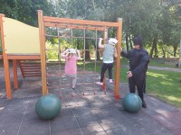 Sporto pratybos su Betmenu